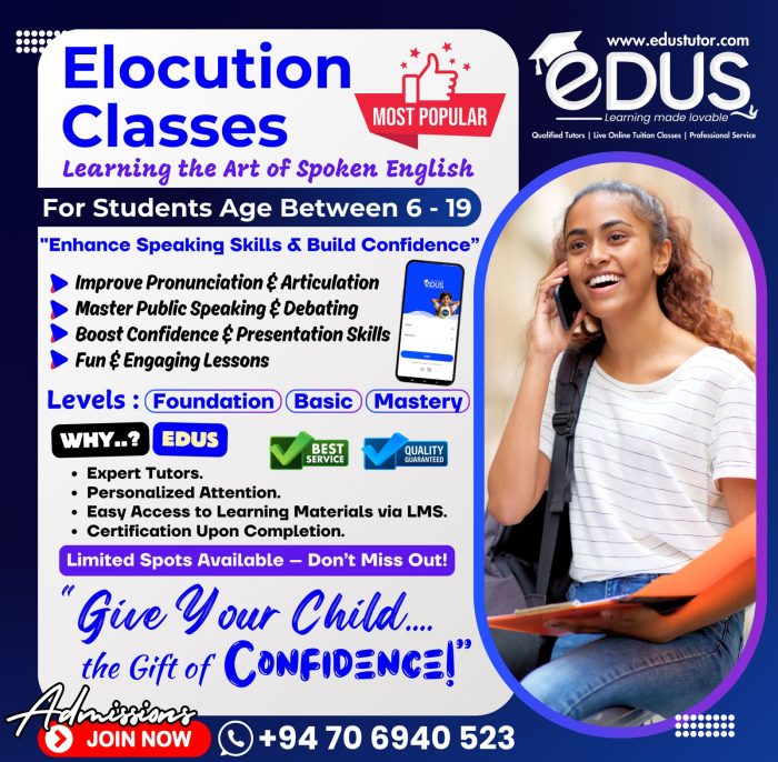 Elocution Classes